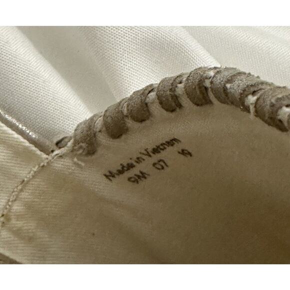 Jack Rogers Women’s Palmer Silver Espadrilles Wedge Heels Sandals Size 9M - Picture 7 of 7